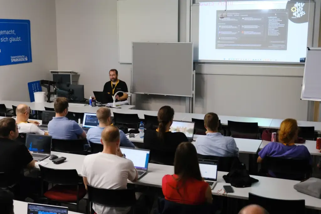 Workshop von Manfred Wippel bei den DevOpsDays Graz